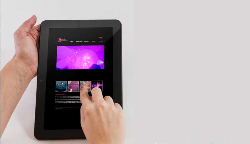 Imagen del sitio web en diferentes dispositivos